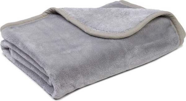 GÖZZE Kinder- und Babydecke Cashmere Felling in Silber, B/T: 100 x 150 cm