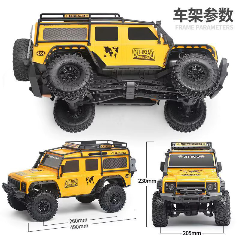 Huangbo RC ferngesteuertes Modellauto, 1:10, Allrad-Offroad-Kletterfahrzeug, ab 14 Jahren - Bild 2