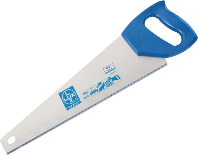 LUX-TOOLS Handsäge für Holz in Blau, Länge: 40 cm - Bild 1