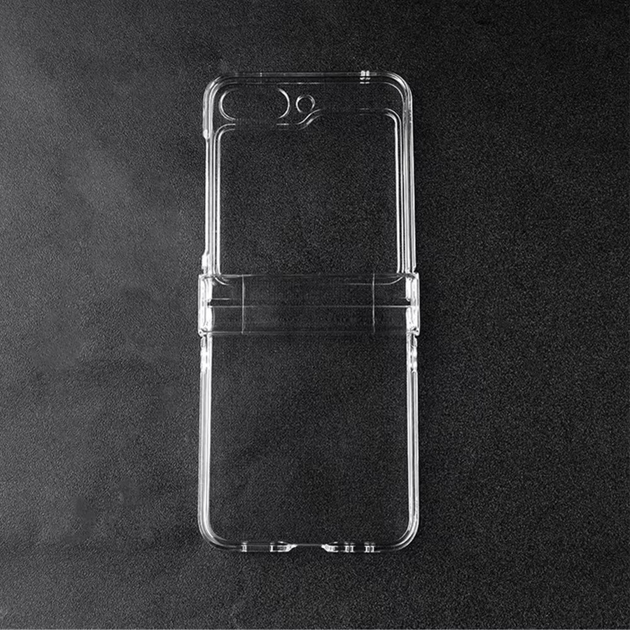 Transparente Stoßfeste Hardcover Schutzhülle für Samsung Galaxy Z Flip 3 4 5G - Bild 2