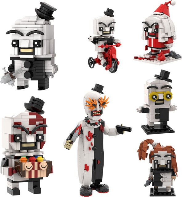 GOBRICKS MOC Kunst der Clown Modell, Bausteine, Clown Figur - Bild 1