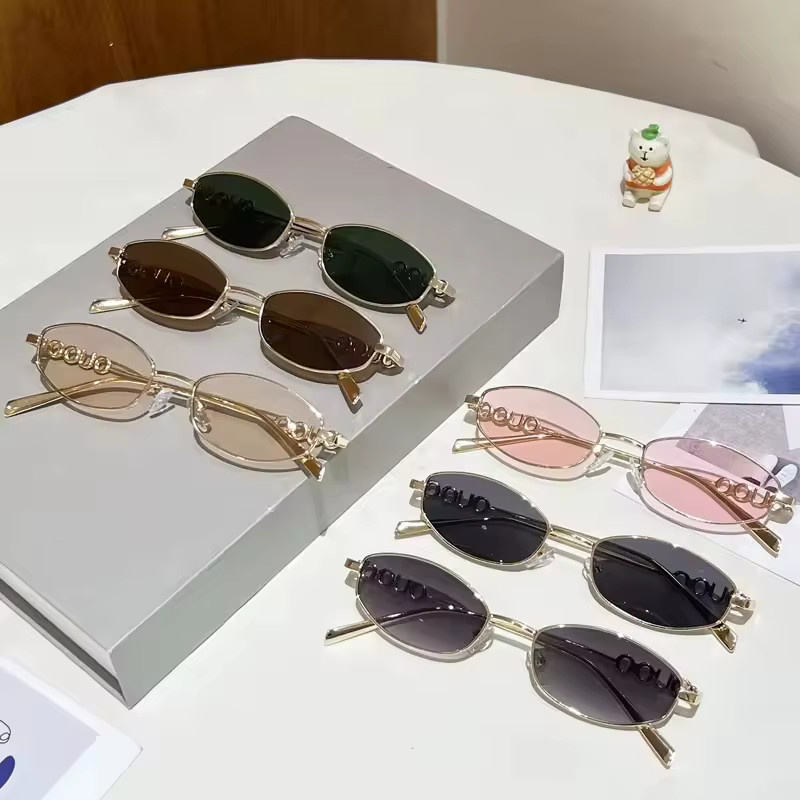 Samjune Sonnenbrille, oval, Metall, Vollrand, Unisex - Bild 3