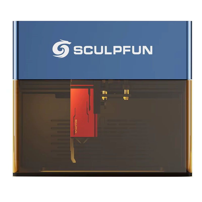 SCULPFUN iCube Pro 5W Lasergravierer mit 0,06 mm Laserspot, 10000 mm/min Gravurgeschwindigkeit, austauschbarer Linse und Rauchfilter, Arbeitsbereich: 130 x 130 mm - Bild 3