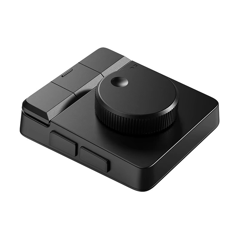 Ulanzi D100H Kreativer Dial-Controller für Video- und Fotobearbeitung mit RGB-Tastatur in Schwarz - Bild 7