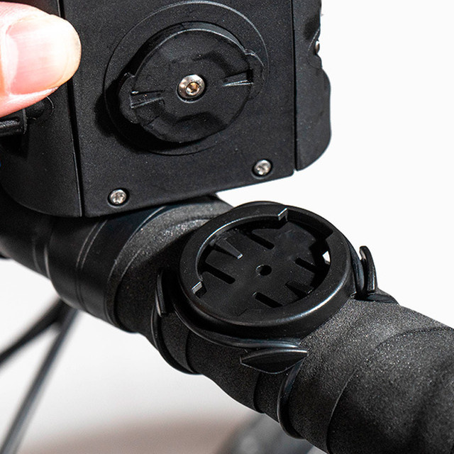 Universal Mountainbike Computer Halterung Ultraleicht Fahrrad Tacho Stand Adapter für Garmin, XOSS und iGPSPORT in Schwarz - Bild 1