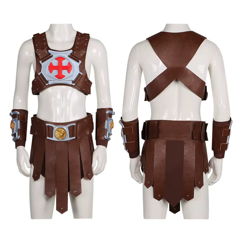 BOOCRE Masters Of The Universe He-Man Cosplay-Kostüm, Superhelden-Kampfanzug-Set, Männer - Bild 3