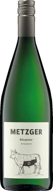 Metzger Rivaner Weißwein, Pfalz, trocken, 2025, 1 l - Bild 1