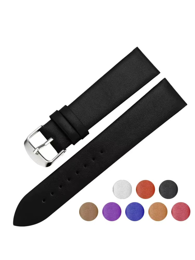 FancyWrist Uhrenarmband Kalbsleder, Silber, Unisex - Bild 3