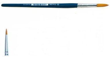 Italeri Rund-Pinsel 000 mit Kunsthaar in Blau - Bild 1