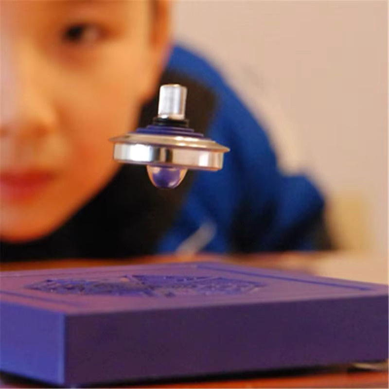 soulbao Schwebende Magnetische Kreisel-UFO, Physik-Experiment, Desktop-Ornament - Bild 3