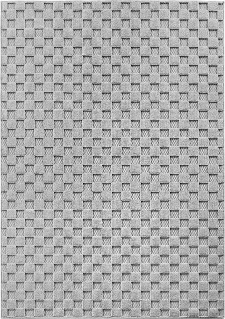 Ayyildiz Flachgewebeteppich Helix 2203 Silber mit modernem Design, B/T: 240 x 340 cm - Bild 1
