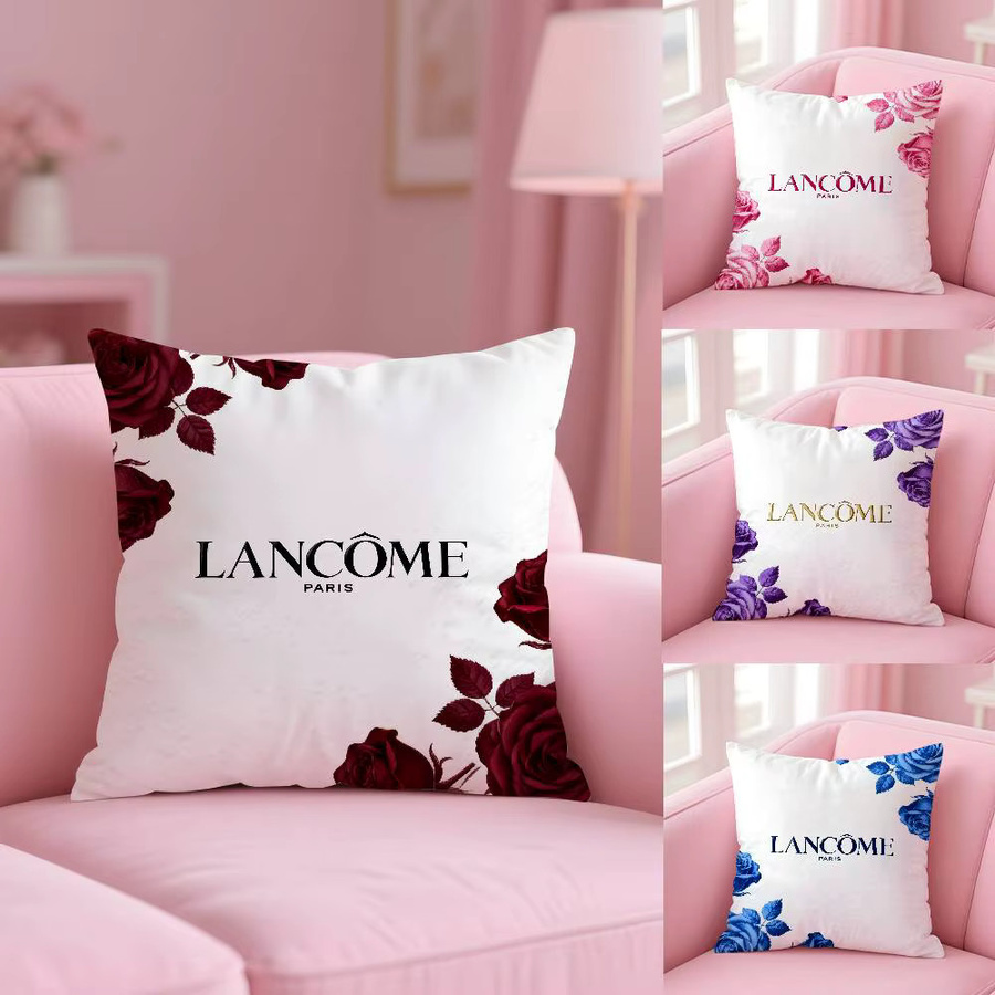 Lancome Kissenbezug mit floralem Muster in Weiß, B/B: 30 x 30 cm - Bild 2