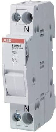 ABB E 93N/30 CC Sicherungshalter 600V in Weiß - Bild 1