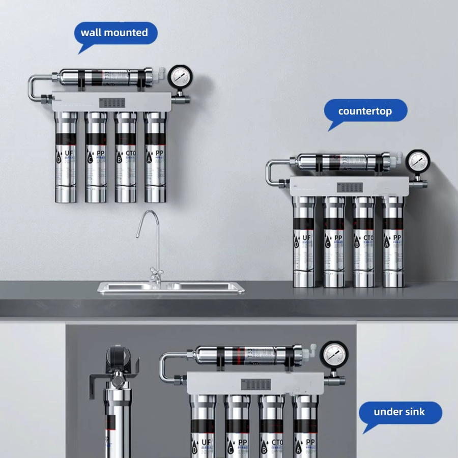 EIRE 5-Stufen-Ultrafiltrations-Wasserreiniger mit LED-Intelligent-Display für Küche und Haushalt - Bild 5