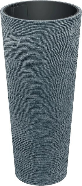 Prosperplast Blumentopf Tubra Schlank in Granit-Schwarz, Höhe: 105 cm, Durchmesser: 48 cm - Bild 1