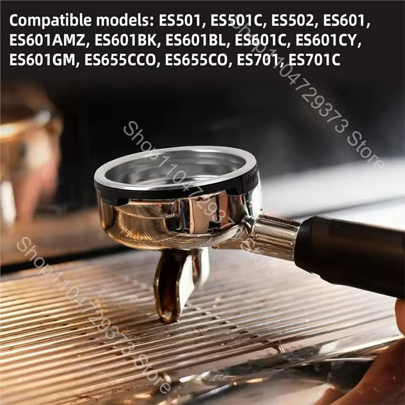 Ninja Siebträger Set für ES601 ES655 ES701 mit Doppel- und Einzelkaffeefilterkorb, 54 mm, Silber - Bild 3