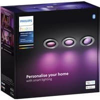 Philips Hue Centura White & Color Ambiance LED Einbaustrahler, rund, Silber, 3er-Pack - Bild 2