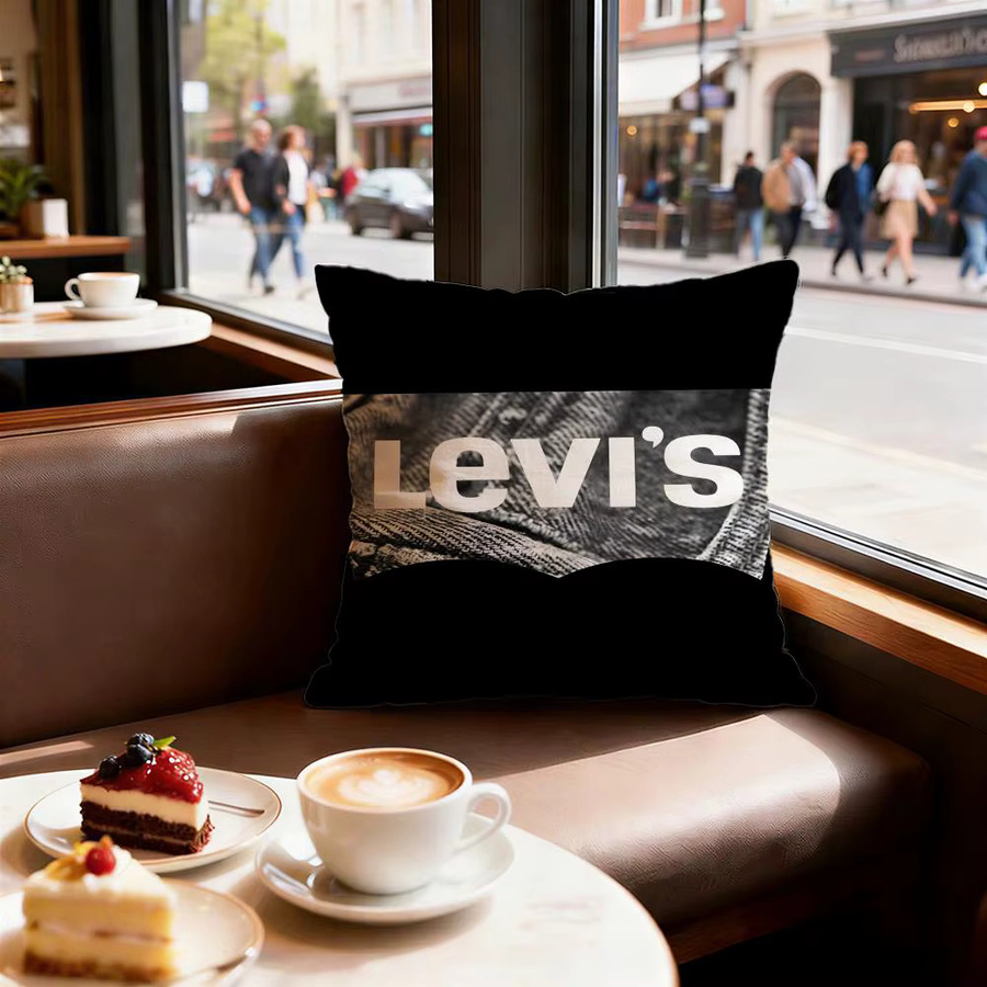 Levi's Kissenbezug Set 4-teilig weiß mit Grafik-Design, B/T/H: 50 x 50 cm - Bild 3