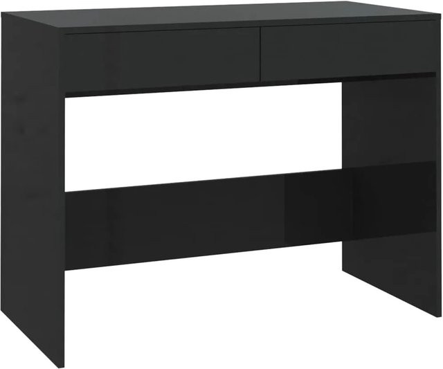vidaXL Schreibtisch aus Holzwerkstoff in Schwarz, B/T/H: 101 x 50 x 76,5 cm - Bild 1