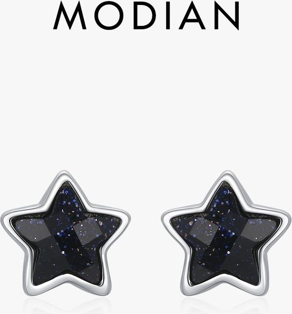 MODIAN Steckerohrringe 925 Silber, Kristall, Damen - Bild 1