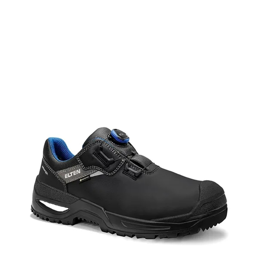 Elten Sicherheitshalbschuh Stefano Boa GTX S3 ESD aus Rindleder in Black-Blue, Größe 47 - Bild 2