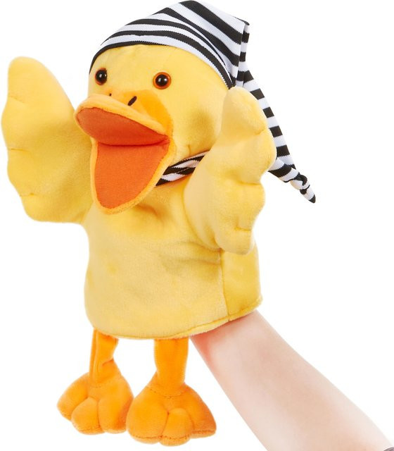 Bai Fen Bai Toys Ente Handpuppe Plüschtier Gelb - Bild 1