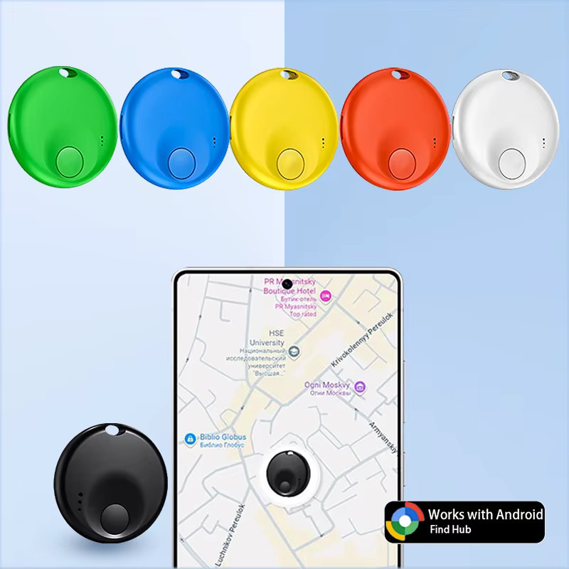 wesolvet Air Tag Tracker für Android-Geräte in Schwarz, kompatibel mit Google Find My App, Smart Tag Key Finder für Xiaomi, Samsung und Pixel - Bild 2