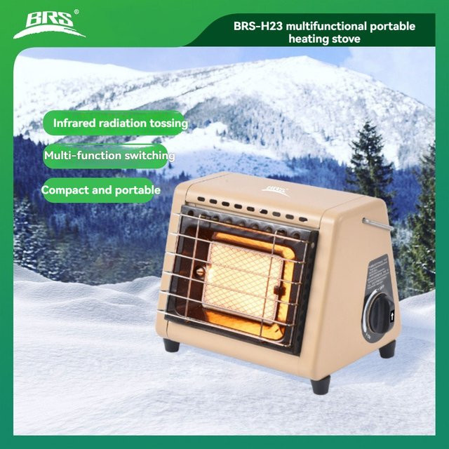 BRS-H23 Tragbare Gasheizung für den Außenbereich in Beige, B/T/H: 175,0 x 180,0 cm - Bild 1