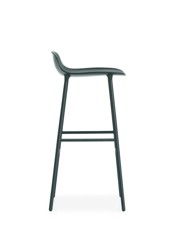 Normann Copenhagen Form Barstuhl mit Metallgestell in Grün im skandinavischen Design - Bild 2