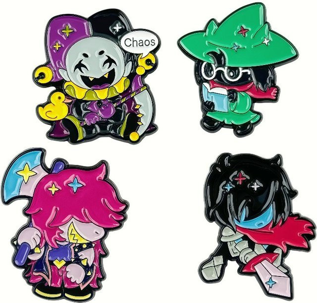 Bandai Deltarune Metall-Brosche, Abzeichen - Bild 1