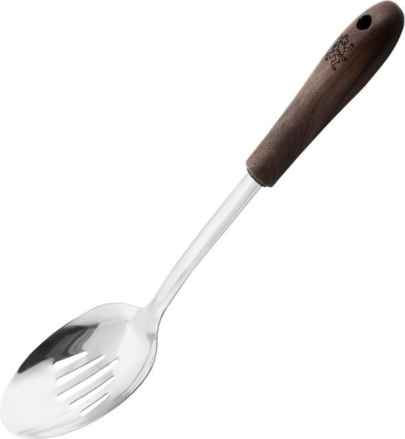 Stanley Rogers Abseihlöffel aus Edelstahl und Walnussholz, Braun, Höhe: 34 cm - Bild 1