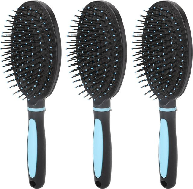 Koogeelife Paddel-Haarbürste, 3 Stück, ovale Form, weiche Borsten, Damen - Bild 1