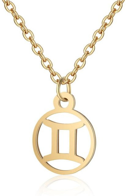 YULIN Halskette Edelstahl, Roségold, 45 cm, Unisex - Bild 1