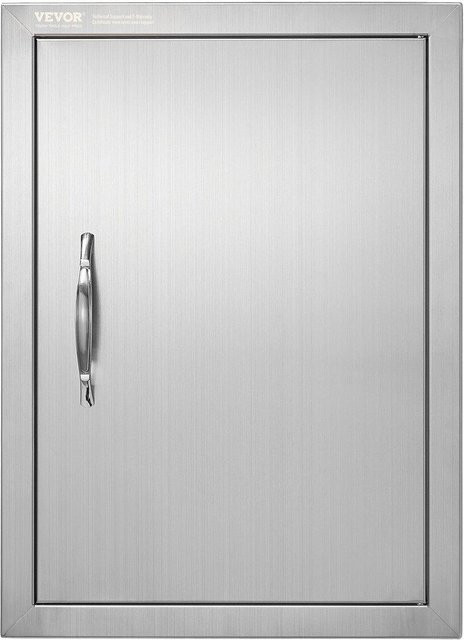 Buying Solutions MB BBQ-Zugangstür aus Edelstahl in Silber, bündig einbaubare vertikale Außentür für deine Außenküche und BBQ-Insel, B/H: 40,7 x 55,9 cm - Bild 1
