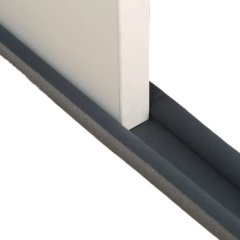 Flexible Türdichtung als Bodenstopper zum Schutz vor Wind und Staub in Weiß oder Grau, Länge: 93 cm - Bild 3