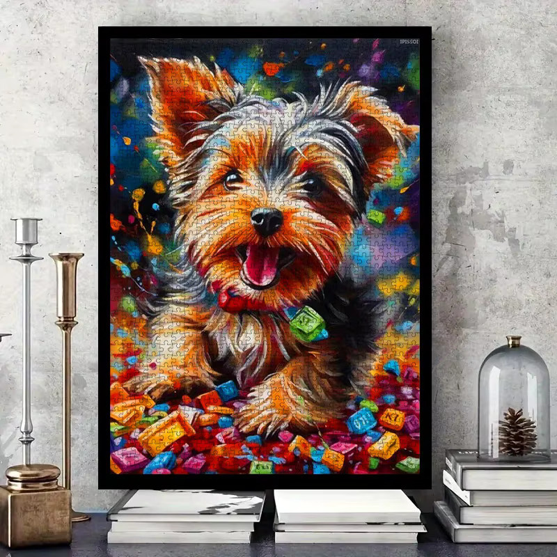 AZNM Papierpuzzle Yorkshire-Terrier, 1.000 Teile - Bild 2