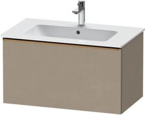 Duravit Waschtischunterschrank D-Neo wandhängend, Farbe Beige/Leinen, B: 81 cm, T: 46,2 cm, H: 44 cm - Bild 1