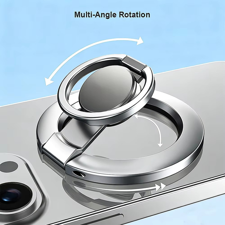 Magnetischer Tablet- und Handyhalter mit 3 Sektionen und Silikon-Saugnapf in Silber - Bild 3