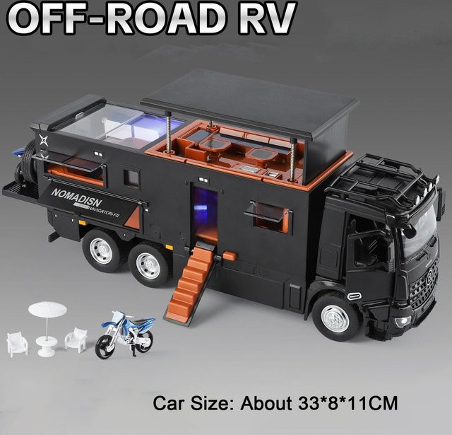 Offroad Wohnmobil Modellauto, 1:18 Maßstab, mit Licht und Ton, ab 14 Jahren - Bild 1