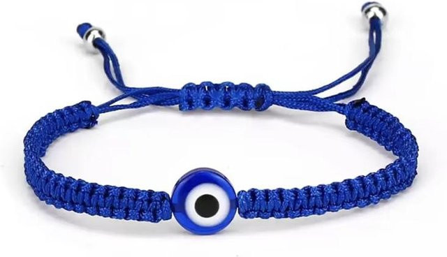 Armband, Geflochtenes Seil, Nazar Auge, Bunt, Unisex - Bild 1