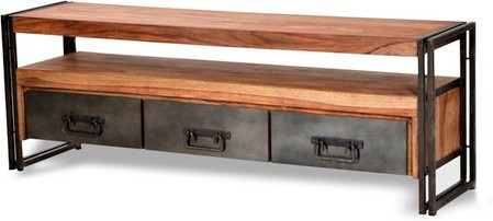 SIT Lowboard PANAMA aus Akazienholz und Metall in Braun, B/H/T: 160 x 40 x 55 cm - Bild 1