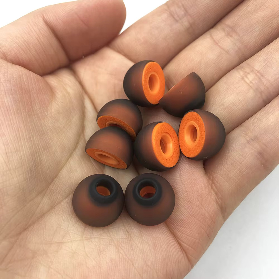 Trig Rain Memory Foam Ohrpolster mit Silikonhülle für In-Ear Kopfhörer in Orange - Bild 2