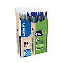 Pilot Bottle 2 Pen Ecoball Kugelschreiber Set mit blauer Tinte und Minen, 10 Stück plus 10 Minen, 0,4 mm Strichbreite - Bild 2