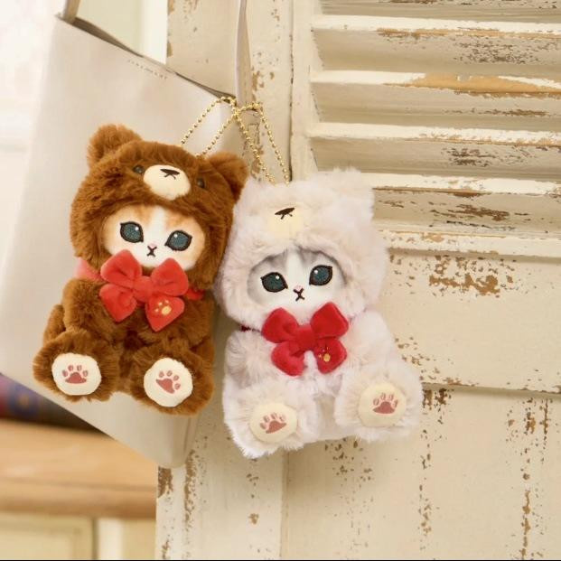 Mofusand Bärenserie Weißer Bär Plüschpuppe Taschenanhänger 10 cm - Bild 2