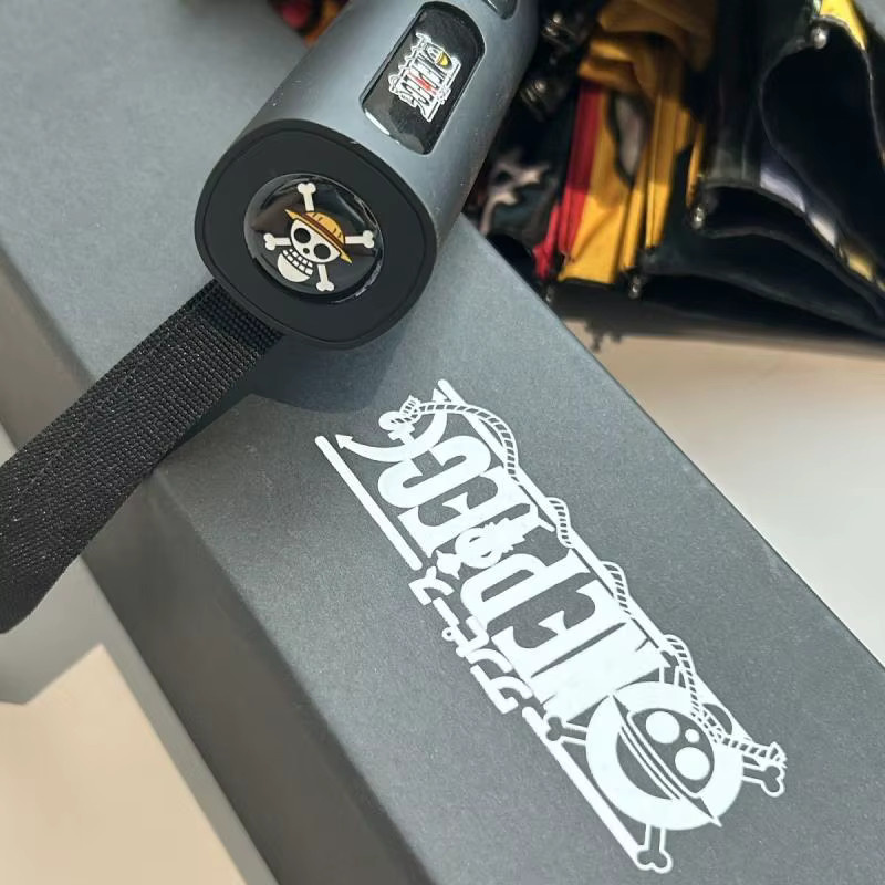 Bandai One Piece Ruffy Umbrella Anime, Automatischer Regenschirm - Bild 3