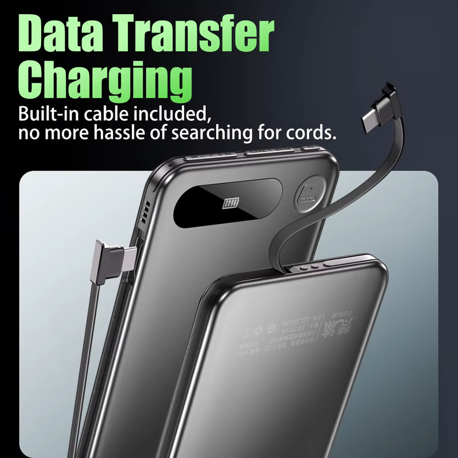 Famue L28 Mini Magnetisches Diktiergerät in Schwarz mit Typ-C-Anschluss und 64GB/128GB Speicher für Smartphone-Synchronisation - Bild 4