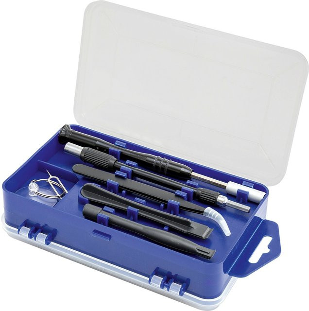 LUX-TOOLS Smartphone-Reparatur-Set, 108-teilig, Blau - Bild 1
