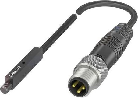 Balluff Magnetfeldsensor BMF 303K-PS-C-2A-SA2-S49-00,3 BMF0043 PNP Öffner Schwarz B/T/H: 25,5 x 3 x 4,5 mm - Bild 1