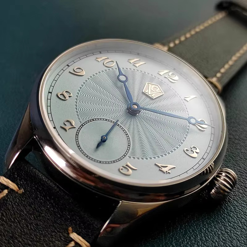 HEIMDALLR Armbanduhr, Handaufzug, Edelstahl, Silber, Herren - Bild 2