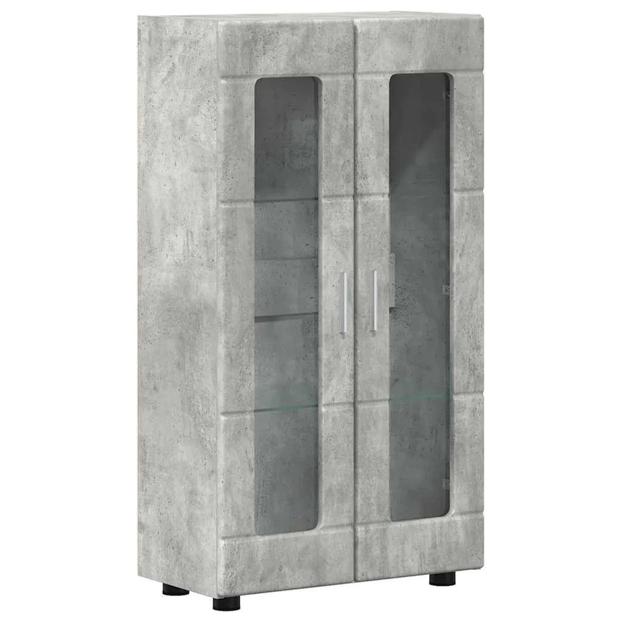 vidaXL Sideboard FLORIN in Betongrau, modernes Design aus Holzwerkstoff, B: 55,5 cm, T: 29 cm, H: 103 cm - Bild 2